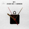 Lautloses Quarz-Uhrwerk mit Zeigersatz