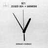 Lautloses Quarz-Uhrwerk mit Zeigersatz
