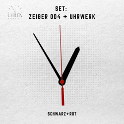 Lautloses Quarz-Uhrwerk mit Zeigersatz