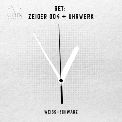 Lautloses Quarz-Uhrwerk mit Zeigersatz