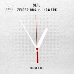 Lautloses Quarz-Uhrwerk mit Zeigersatz