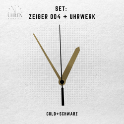 Lautloses Quarz-Uhrwerk mit Zeigersatz