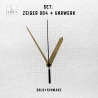 Lautloses Quarz-Uhrwerk mit Zeigersatz