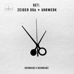 Lautloses Quarz-Uhrwerk mit Zeigersatz