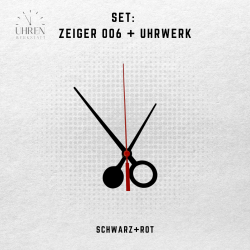 Lautloses Quarz-Uhrwerk mit Zeigersatz