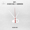Lautloses Quarz-Uhrwerk mit Zeigersatz