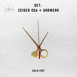 Lautloses Quarz-Uhrwerk mit Zeigersatz