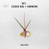Lautloses Quarz-Uhrwerk mit Zeigersatz