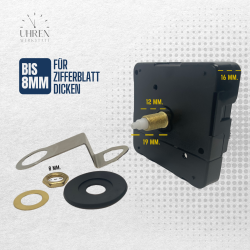 Lautloses Quarzuhrwerk 19 mm