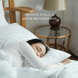 DCF Funkuhrwerk mit leisem, schleichendem Lauf + Zeigersatz