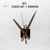 Lautloses Quarz-Uhrwerk mit Zeigersatz