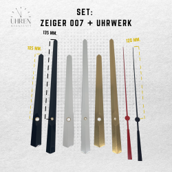 Lautloses Quarz-Uhrwerk mit Zeigersatz