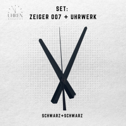 Lautloses Quarz-Uhrwerk mit Zeigersatz