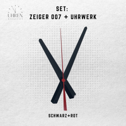 Lautloses Quarz-Uhrwerk mit Zeigersatz