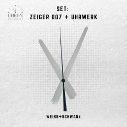 Lautloses Quarz-Uhrwerk mit Zeigersatz