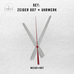 Lautloses Quarz-Uhrwerk mit Zeigersatz
