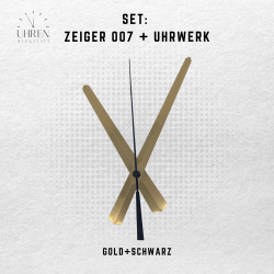 Lautloses Quarz-Uhrwerk mit Zeigersatz