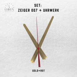 Lautloses Quarz-Uhrwerk mit Zeigersatz