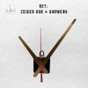 Lautloses Quarz-Uhrwerk mit Zeigersatz