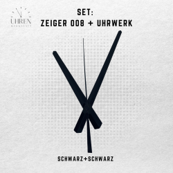 Lautloses Quarz-Uhrwerk mit Zeigersatz