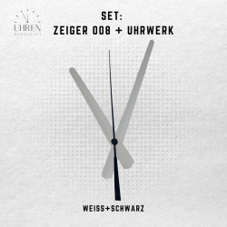Lautloses Quarz-Uhrwerk mit Zeigersatz