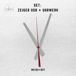 Lautloses Quarz-Uhrwerk mit Zeigersatz