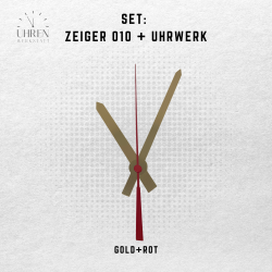 Lautloses Quarz-Uhrwerk mit Zeigersatz