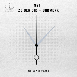 Lautloses Quarz-Uhrwerk mit Zeigersatz