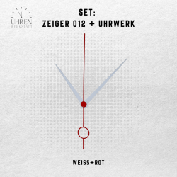 Lautloses Quarz-Uhrwerk mit Zeigersatz