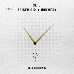 Lautloses Quarz-Uhrwerk mit Zeigersatz