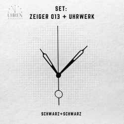 Lautloses Quarz-Uhrwerk mit Zeigersatz
