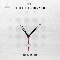 Lautloses Quarz-Uhrwerk mit Zeigersatz