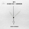Lautloses Quarz-Uhrwerk mit Zeigersatz