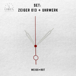 Lautloses Quarz-Uhrwerk mit Zeigersatz
