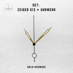 Lautloses Quarz-Uhrwerk mit Zeigersatz