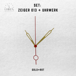 Lautloses Quarz-Uhrwerk mit Zeigersatz