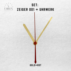 Lautloses Quarz-Uhrwerk mit Zeigersatz