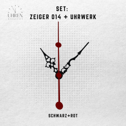 Lautloses Quarz-Uhrwerk mit Zeigersatz