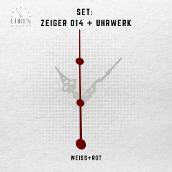Lautloses Quarz-Uhrwerk mit Zeigersatz