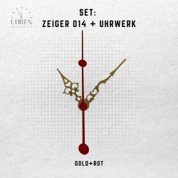 Lautloses Quarz-Uhrwerk mit Zeigersatz