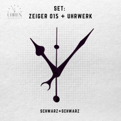 Lautloses Quarz-Uhrwerk mit Zeigersatz