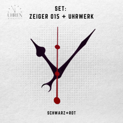 Lautloses Quarz-Uhrwerk mit Zeigersatz