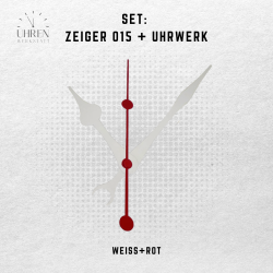 Lautloses Quarz-Uhrwerk mit Zeigersatz