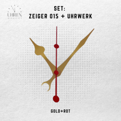 Lautloses Quarz-Uhrwerk mit Zeigersatz