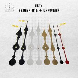 Lautloses Quarz-Uhrwerk mit Zeigersatz