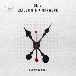 Lautloses Quarz-Uhrwerk mit Zeigersatz
