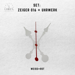 Lautloses Quarz-Uhrwerk mit Zeigersatz