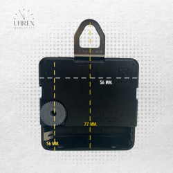 Lautloses Quarzuhrwerk 10 mm