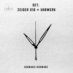 Lautloses Quarz-Uhrwerk mit Zeigersatz