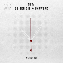 Lautloses Quarz-Uhrwerk mit Zeigersatz